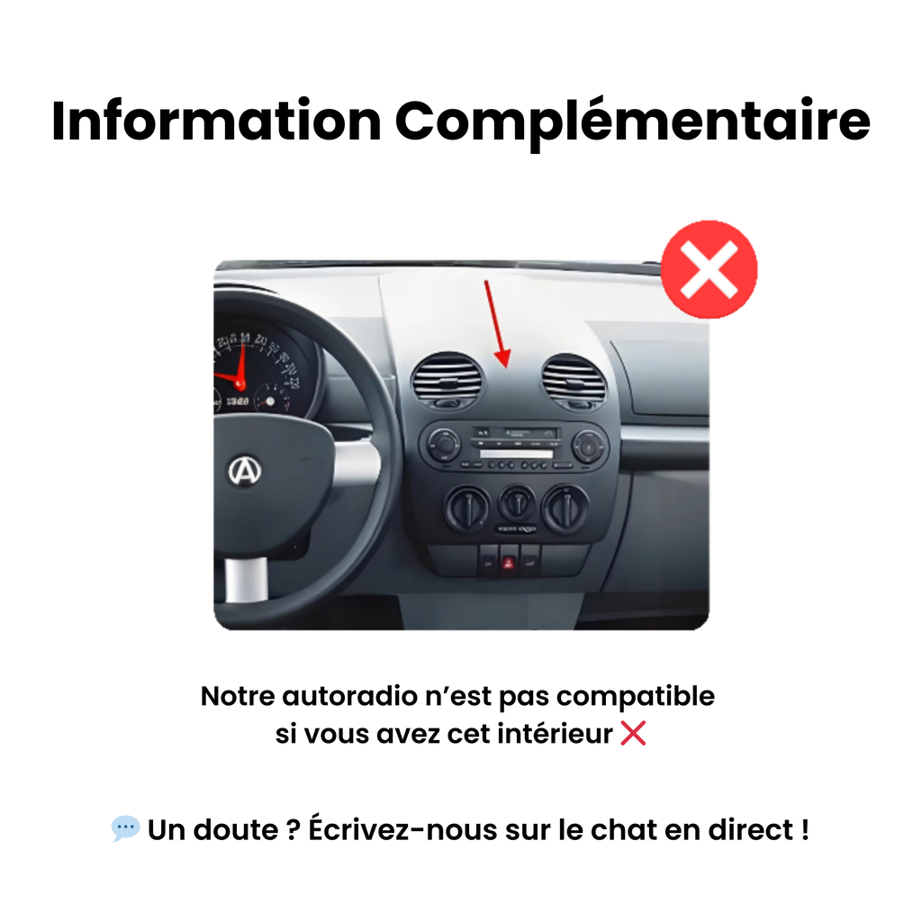 CarPlay Volkswagen New Beetle