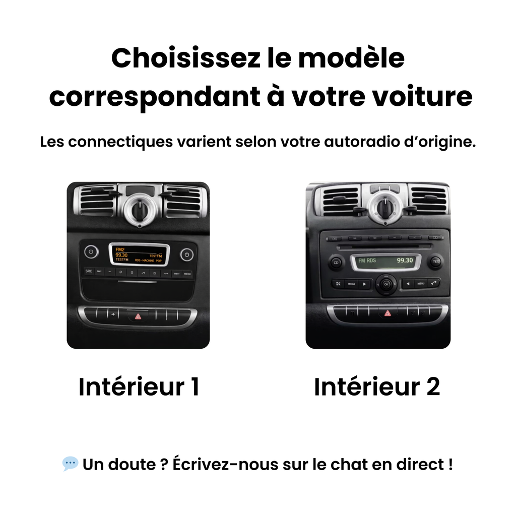 CarPlay Smart Fortwo