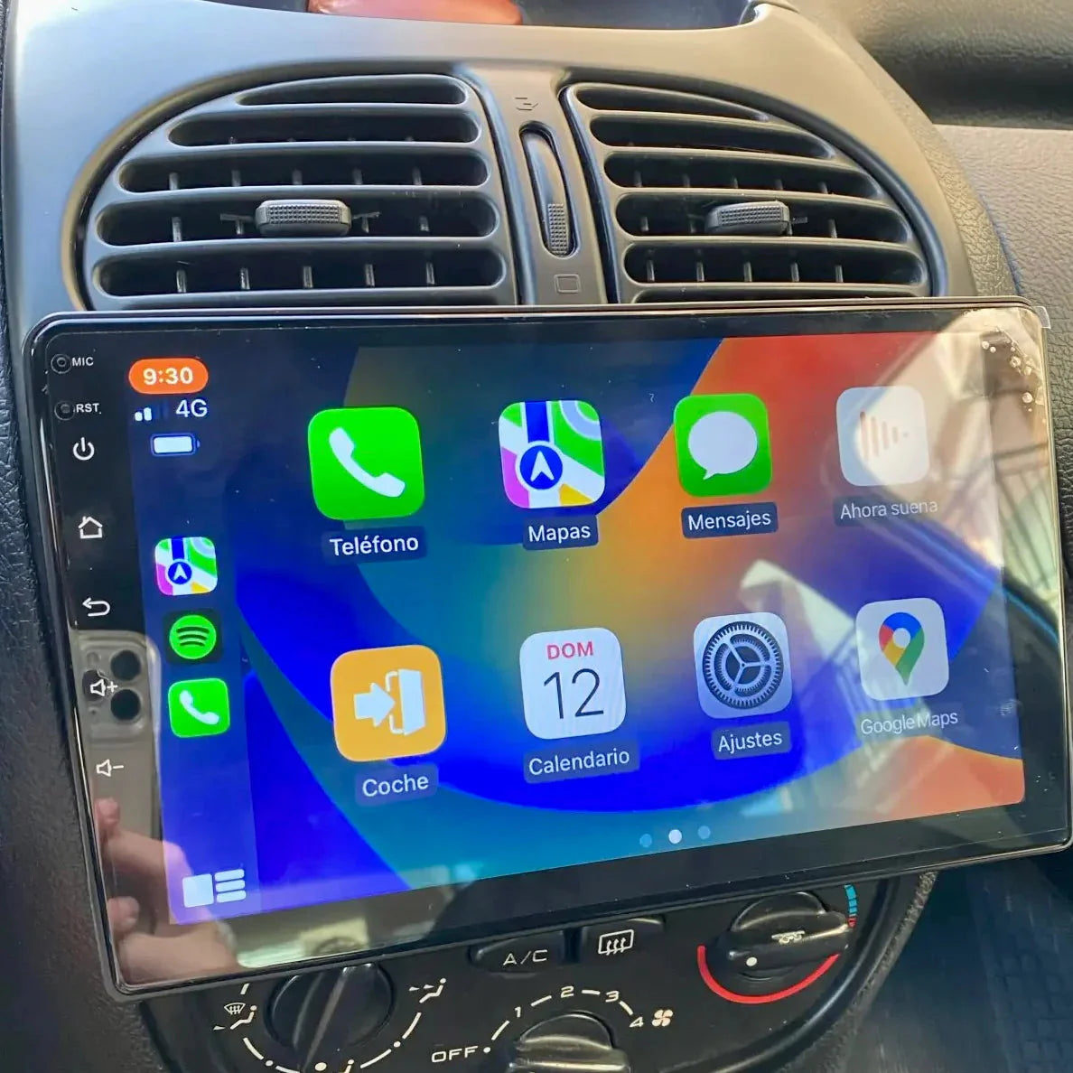 CarPlay Peugeot 206
